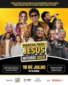 Niterói recebe Diante do Trono e Thalles Roberto na Marcha Para Jesus