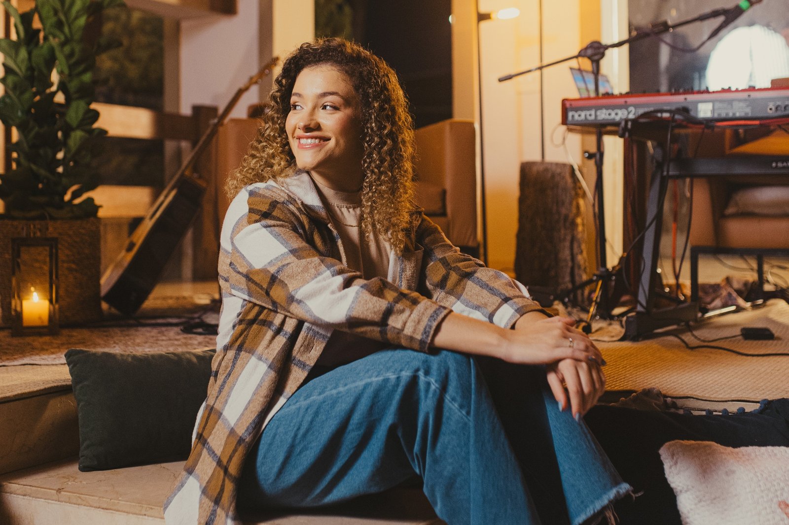 A cantora Sarah Lanza. Foto: Pedro Sabino-Lisboa.