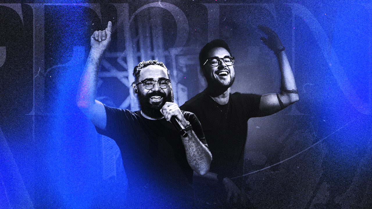 O cantor Jhonny Salvação e o DJ Jacob New. Foto: Divulgação.