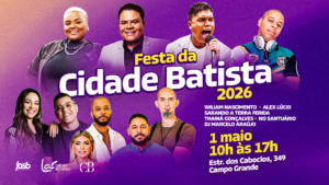 RJ: Campo Grande recebe mais uma edição da Festa da Cidade Batista no feriado de 1º de Maio