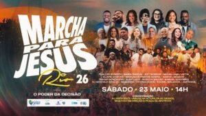 19ª edição da Marcha Para Jesus do Rio de Janeiro é confirmada para o dia 23 de maio