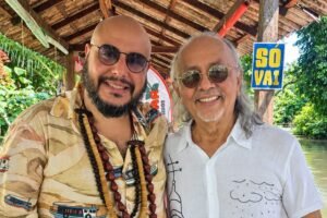Márcio Moreira e Nilson Chaves gravam “Maré Forte” na Ilha do Combu